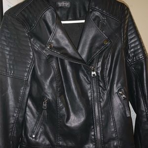 TopShop leather biker jacket